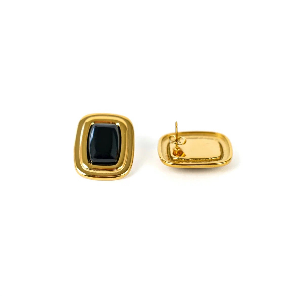 Серьги BLACK gold