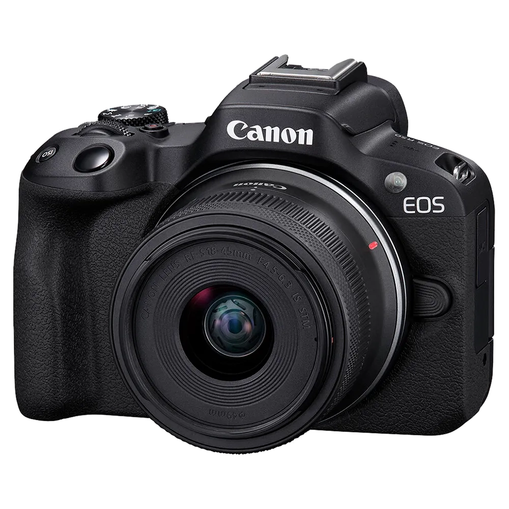 Беззеркальный фотоаппарат Canon EOS R50 Content Creator Kit RF-S 18-45mm f/4.5-6.3 IS STM