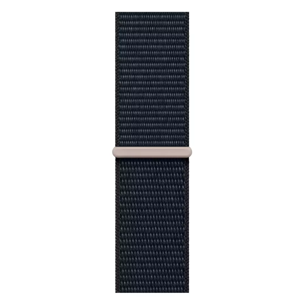 Apple Watch Series 9, 45 мм, корпус из алюминия Midnight, тканевая спортивная петля Midnight