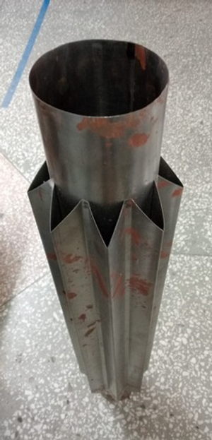 Дымоход конвектор d150 мм L1,25м