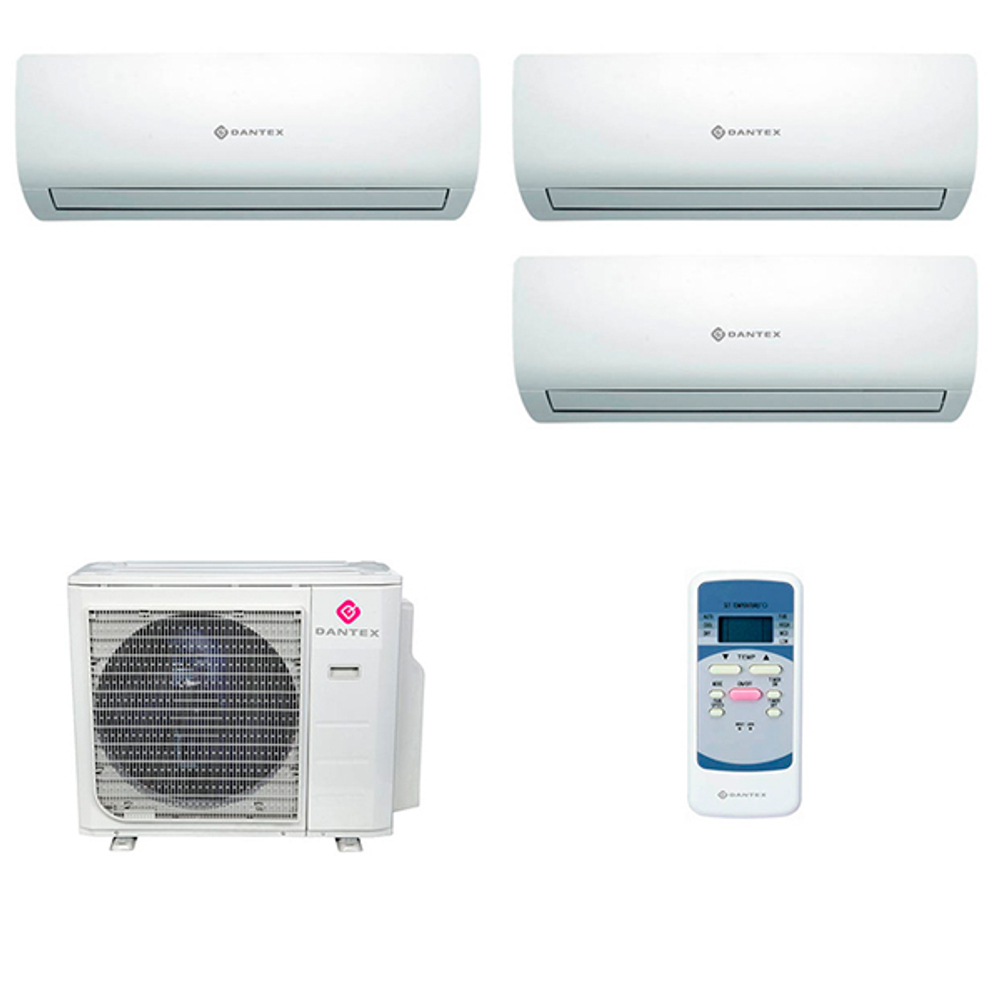 Мультисплит система на 3 комнаты Dantex RK-M07C3N x 3 / RK-3M21HM3E-W
