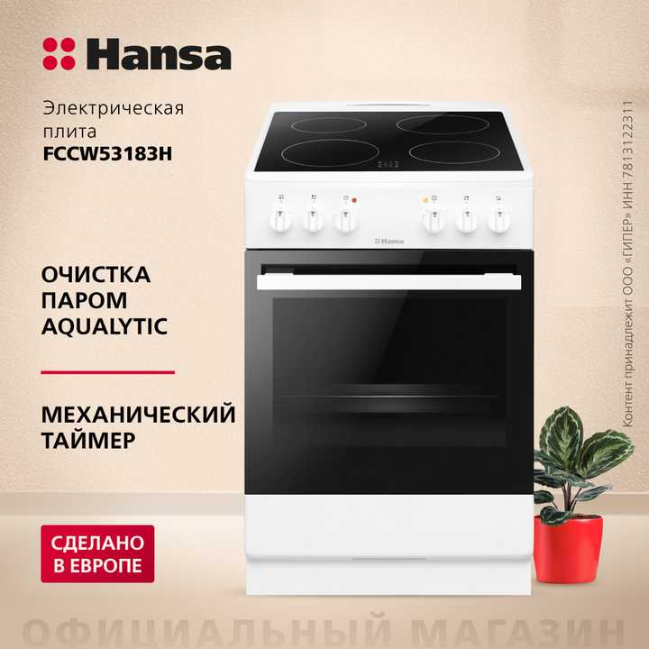 Электрическая плита Hansa FCCW53183