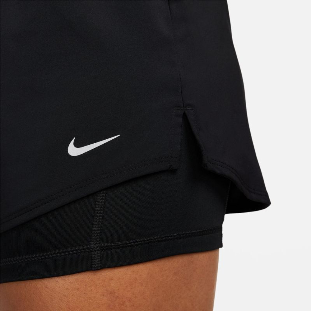 Женские Шорты теннисные Nike Dri-Fit One 2-in-1 Shorts - черный