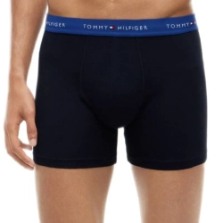 Мужские спортивные боксеры Tommy Hilfiger Stretch Cotton Boxer Brief 3P - opal blue/burgundy/blue spell
