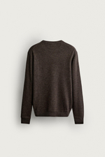 СВИТЕР КЛАССИЧЕСКОГО КРОЯ ИЗ СМЕСОВОЙ ШЕРСТИ — ZARA