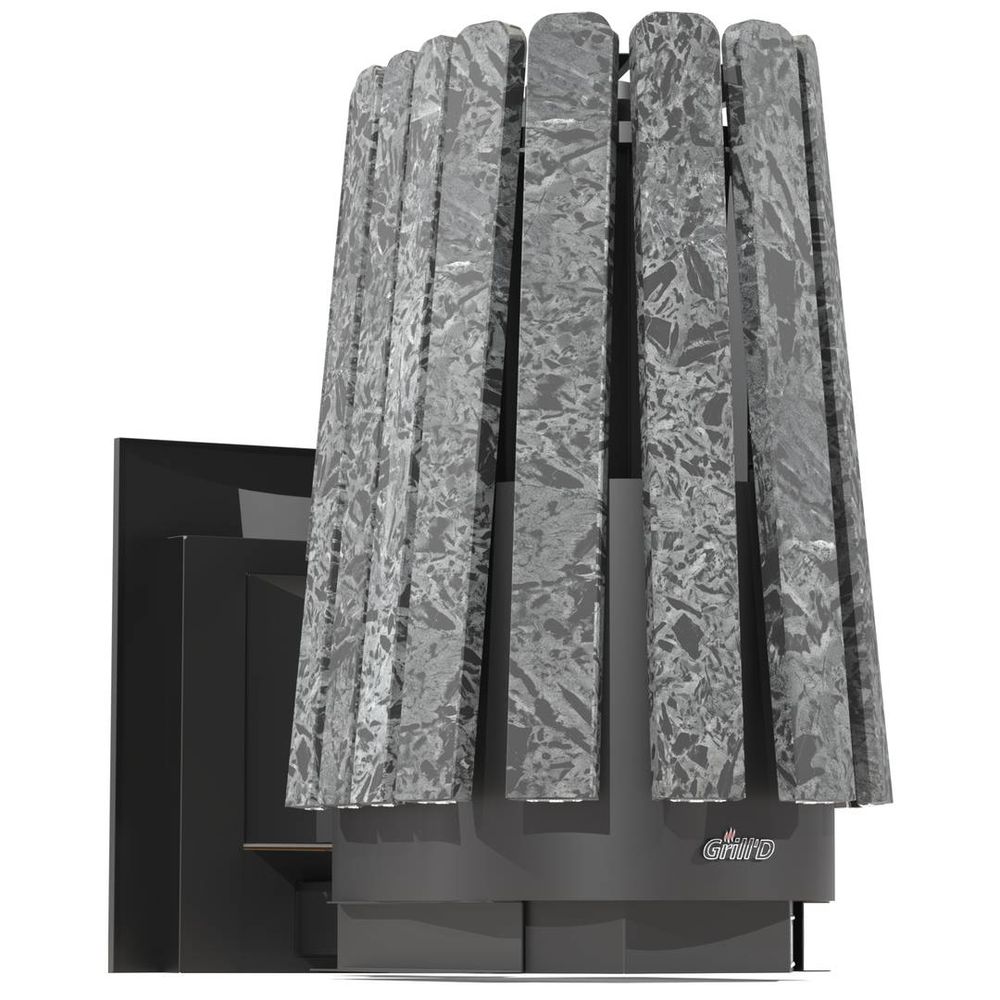 Дровяная банная печь Grill'D Cometa Vega 450 Long Max Stone Pro (Серпентинит)