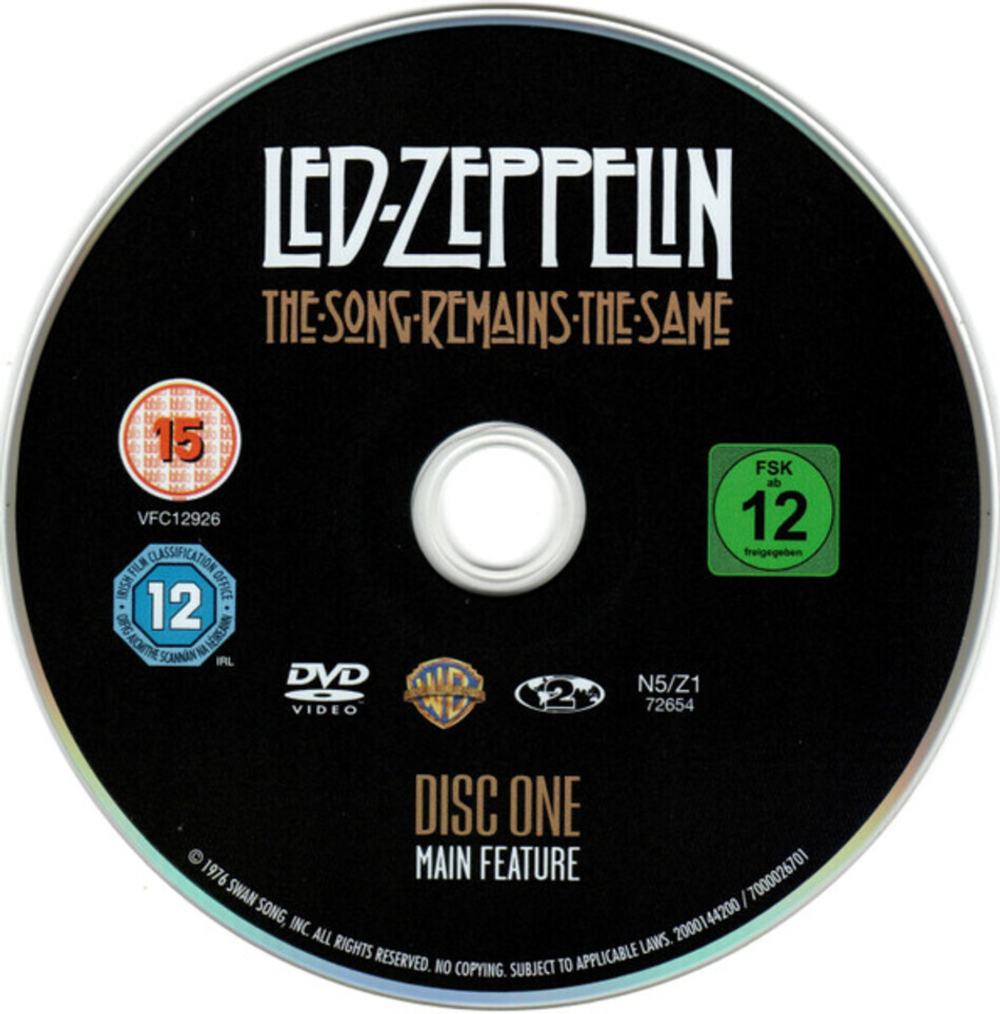 Led Zeppelin / The Soundtrack From The Film The Song Remains The Same (Deluxe Edition)(4LP+2CD+3DVD)