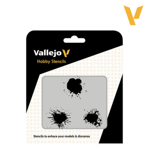 Hobby Stencils: Paint Stains