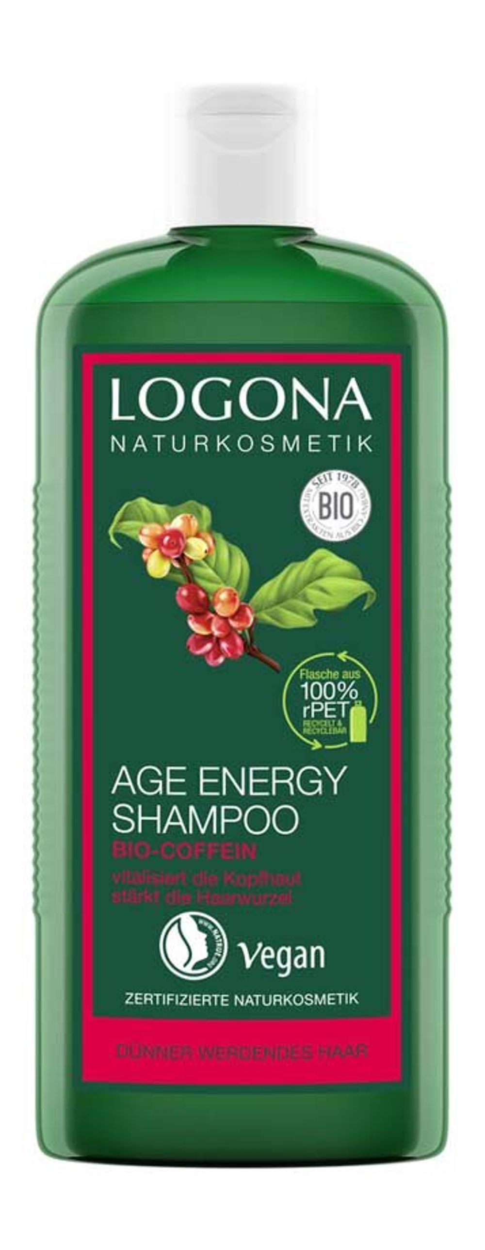 Шампунь Age Energy Logona, 250 мл
