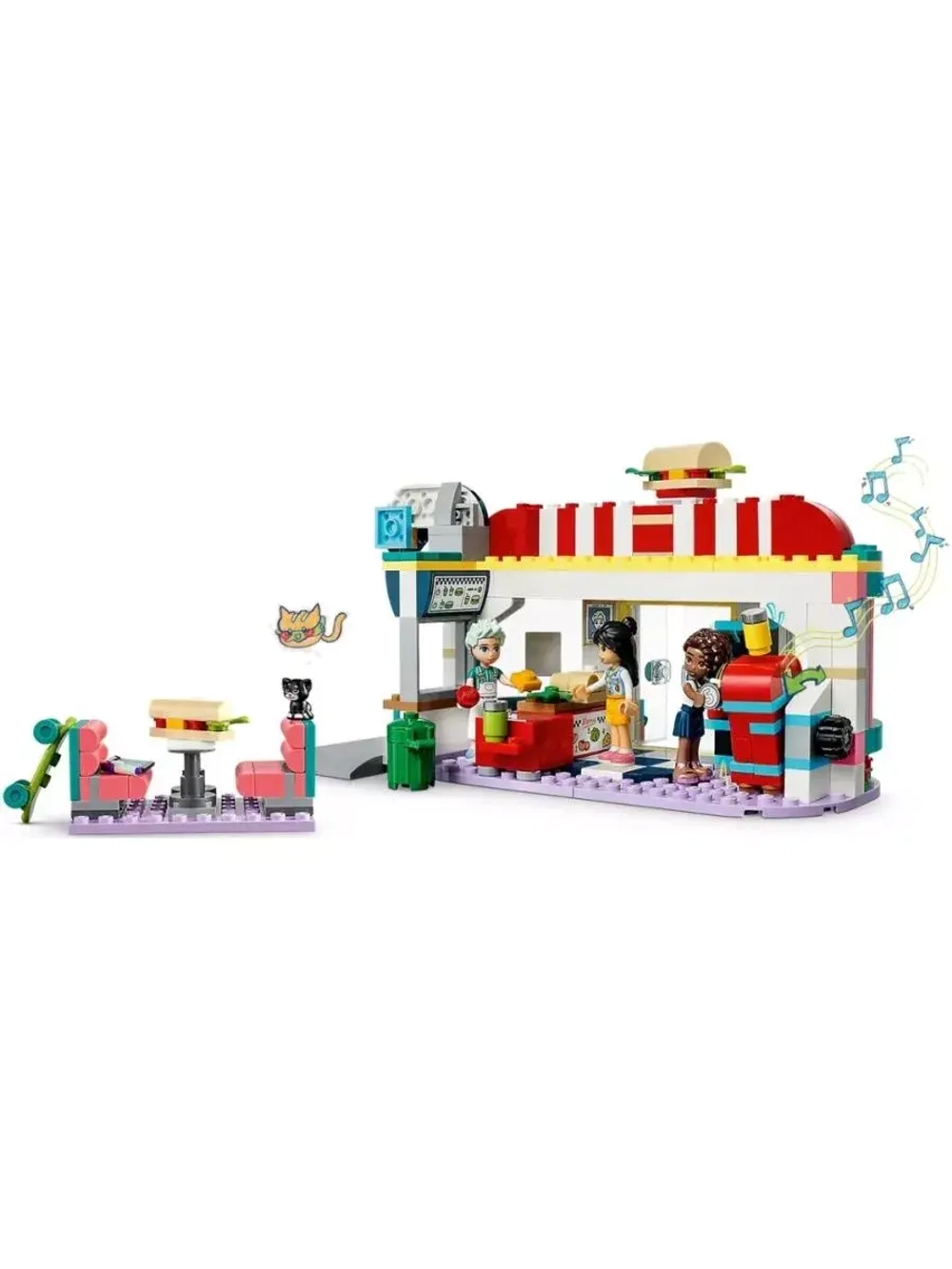 Лего 41728 Закусочная в центре Хартлейк Lego Friends