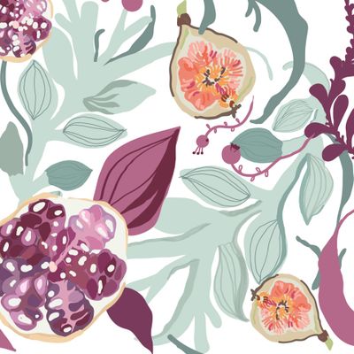 Pomegranates  white