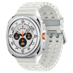 Умные часы Samsung Galaxy Watch Ultra (2025) 47mm LTE, ремешок Marine, Titanium White (Белый титан) SM-L705