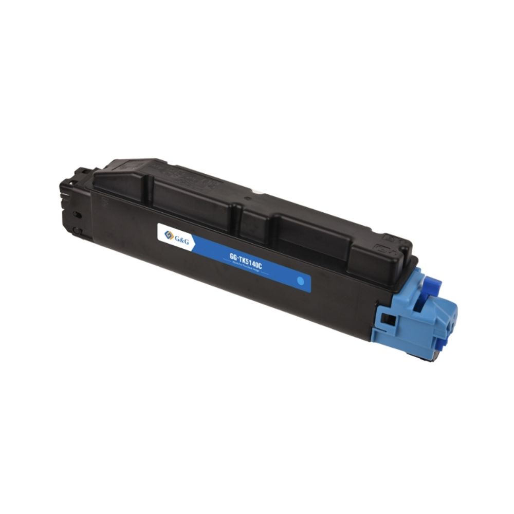 Тонер-картридж G&amp;G, аналог Kyocera TK-5140C для ECOSYS M6030cdn/M6530cdn/P6130cdn, голубой (5K)
