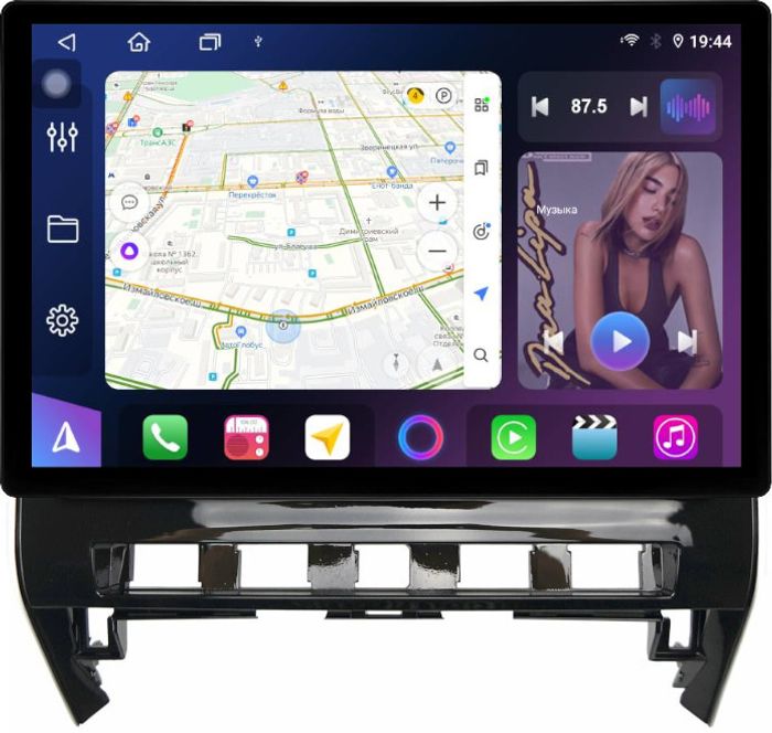 Магнитола для Nissan Serena C27 2019-2022 (рестайлинг) - FarCar GX877 монитор 13" 2K QLED на Android 13, TS10, 6+128, CarPlay, 4G SIM-слот