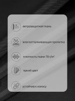 Оксфорд 200D PU1000 78 г/м², 150 см / 5 метров, ОКС.TBY200D.S580.5, S580 черный