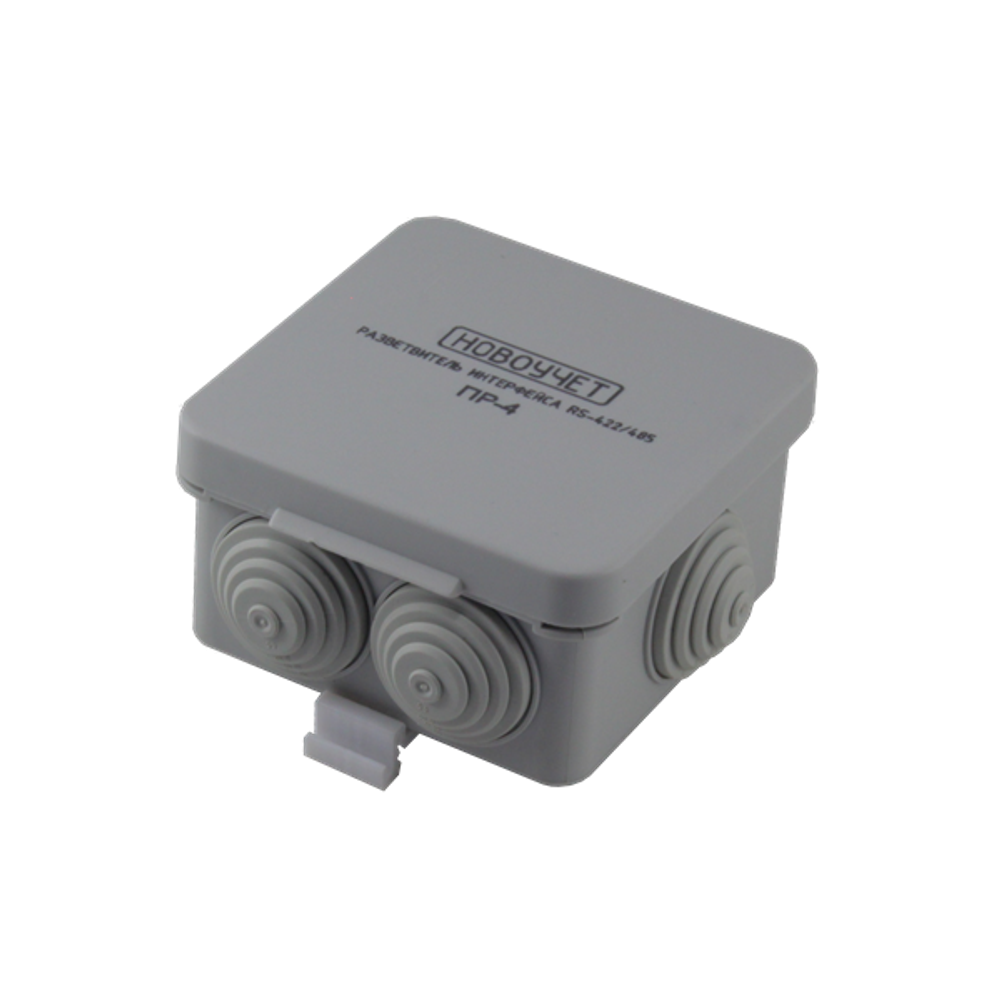 Разветвитель интерфейса RS-422/485 ПР-4 IP55 (исполнение 1, на дин-рейку) DS1-R-0405.1