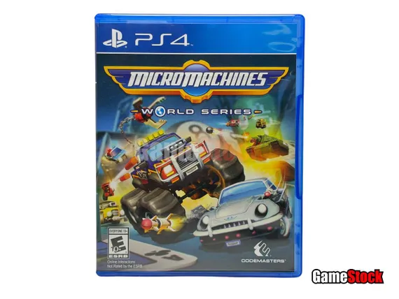 PS4 Micro Machines World Series (Б/У, Английская версия, CUSA-07400/CUSA-07480)