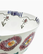 Салатник 18 см Anemone Milk Midnight Flowers