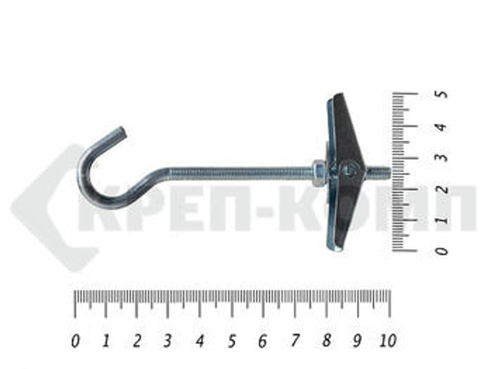 Крючок пружинный м5х100 (5шт)