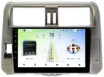 Магнитола для Toyota Land Cruiser Prado 150 2009-2013 (рамка бронза) - Teyes CC4L монитор 9" IPS, Android 14, Быстрая, Snapdragon 662, CarPlay, 4G SIM-слот