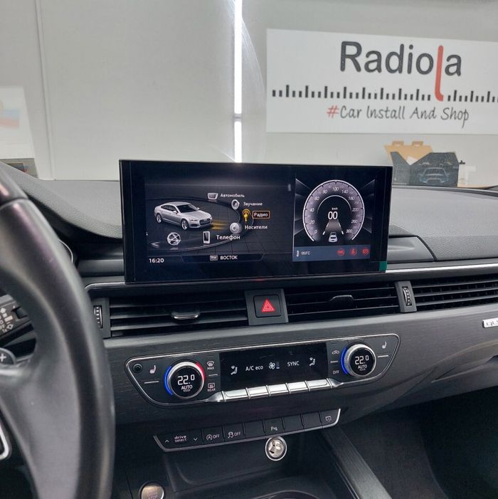 Магнитола для Audi A4 (B9), A5 (F5) 2016-2020 - RDL-8504 монитор 10.25" на Android 14, Быстрая, CarPlay, 4G SIM-слот