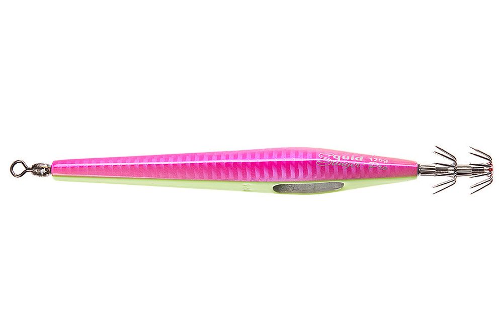 Кальмарница ASARI Squid Stinger Pro 125гр #Shinning pink Lumo glow