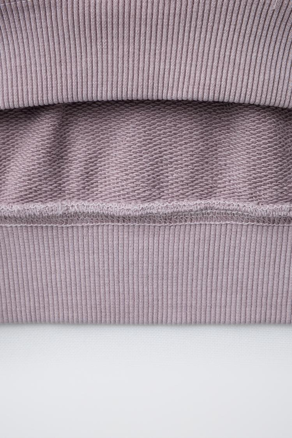 ZARA ОДНОТОННАЯ ТОЛСТОВКА ПОЛО, БЛЕДНО-ФИОЛЕТОВЫЙ