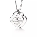 Подвеска из серебра с бриллиантом, Tiffany💠Единственная в наличии