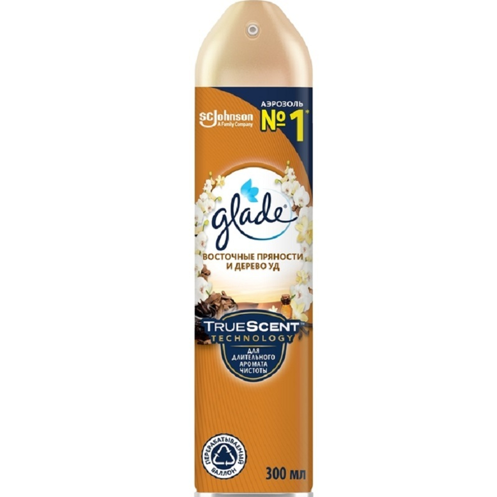 Glade освежитель воздуха Восточные пряности и дерево уд 300 мл
