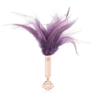 Пуховая кисточка Cherished Collection Feather Tickler - 24 см. (Цвет: фиолетовый)