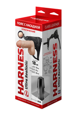 Кожаные трусики Harness Ultra Realistic 5,5" 630803ru