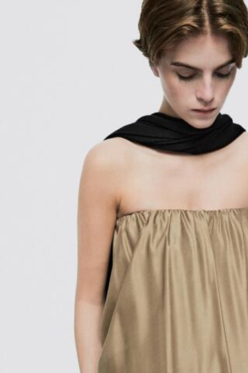 Massimo Dutti Шарф из 100% кашемира - Limited Edition, черный