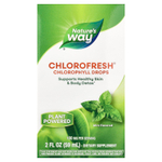 Nature's Way, Chlorofresh®, капли с хлорофиллом, мята, 59 мл (2 жидк. унции)