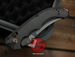 Нож Benchmade Mini Bedlam 865-02 Custom , рукоять Carbon Fiber