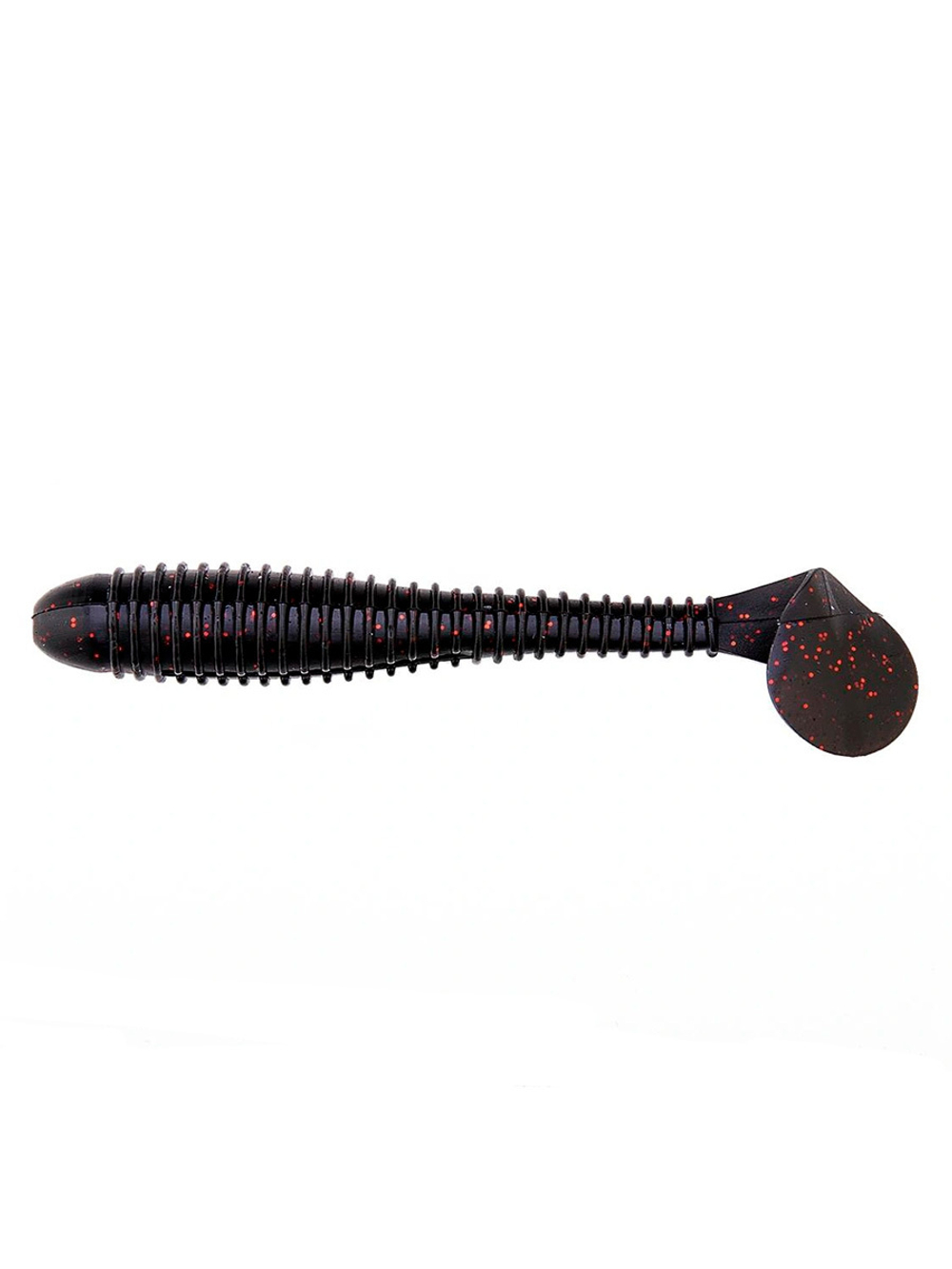 Виброхвост Helios Catcher 3,55"/9 см Black & Pearl 5шт. (HS-2-028)