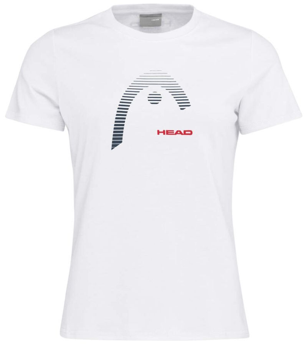 Женская теннисная футболка Head Club Lara T-Shirt - белый