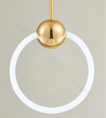 Pendant design lamp Ring Light by Lee Broom