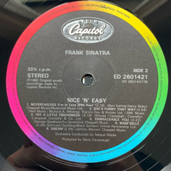 Винтажная виниловая пластинка LP Frank Sinatra Nice N Easy (Англия 1984)