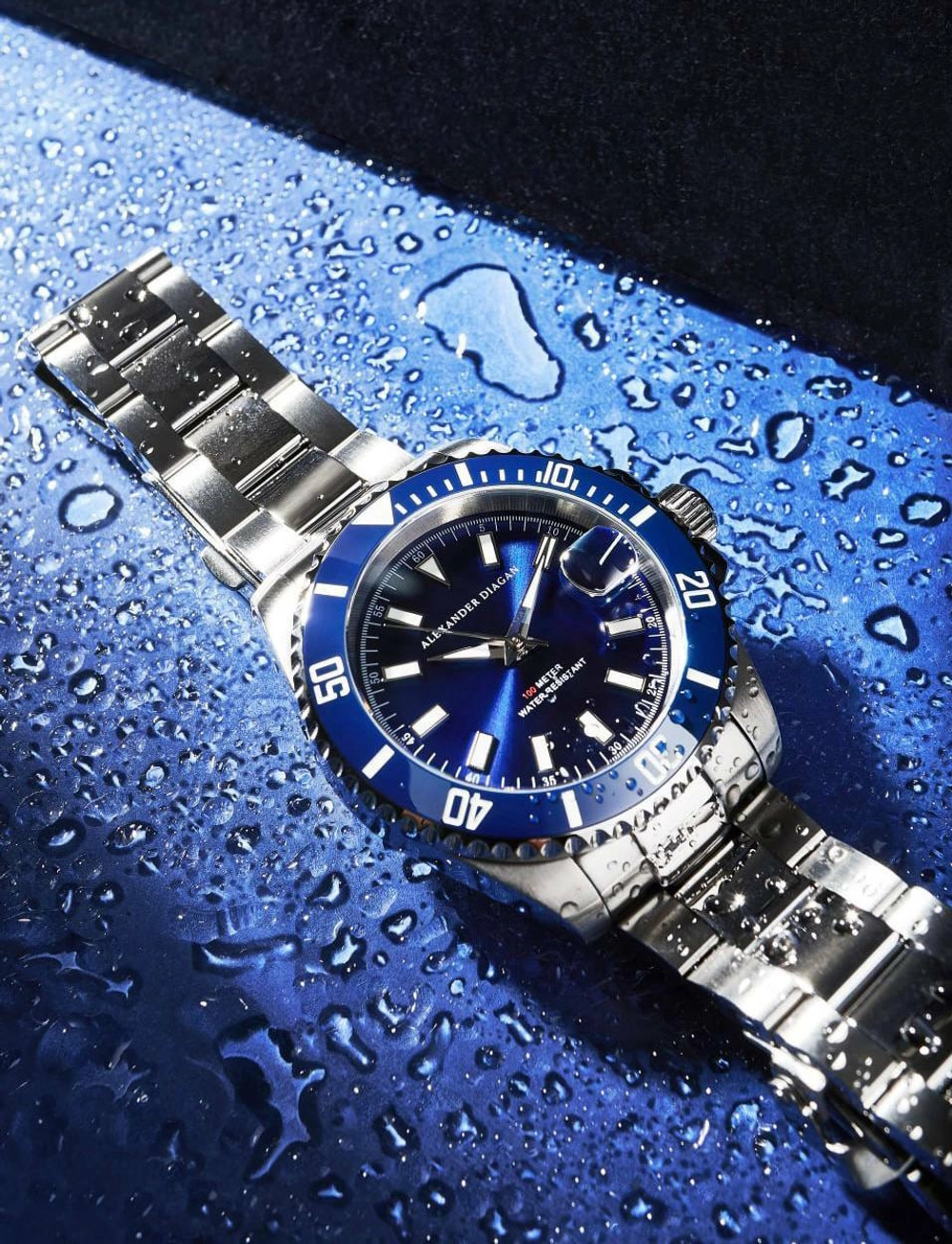 Часы механические Neptune Automatic, синие