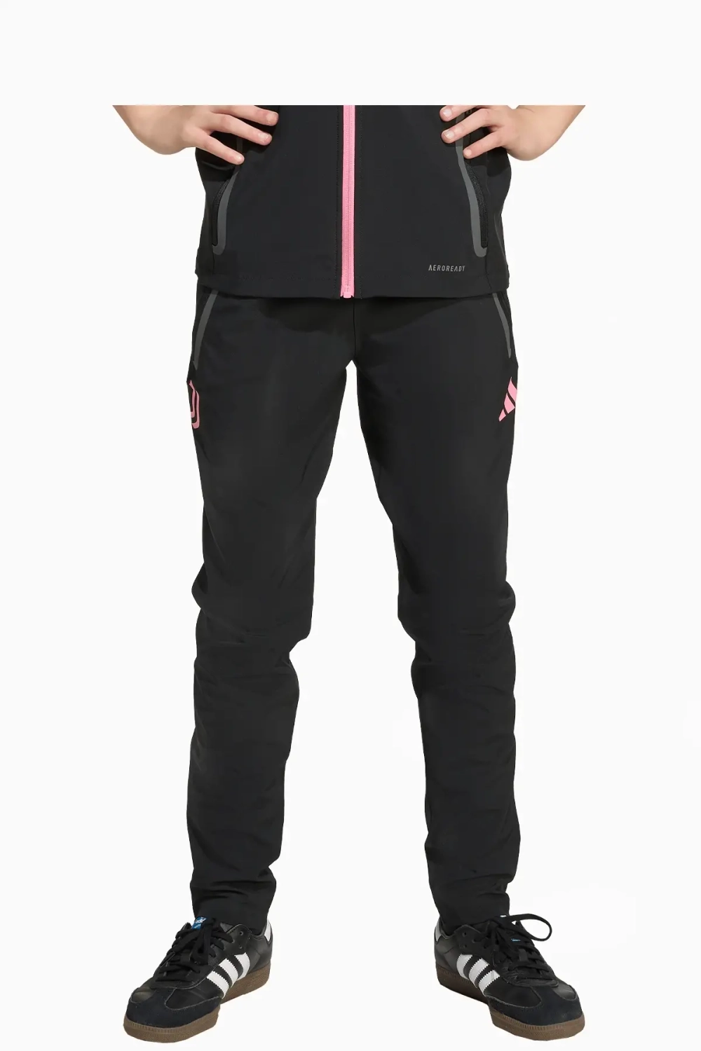 Штаны adidas Juventus FC 25/26 Competition Vis Tech Travel Junior - черный