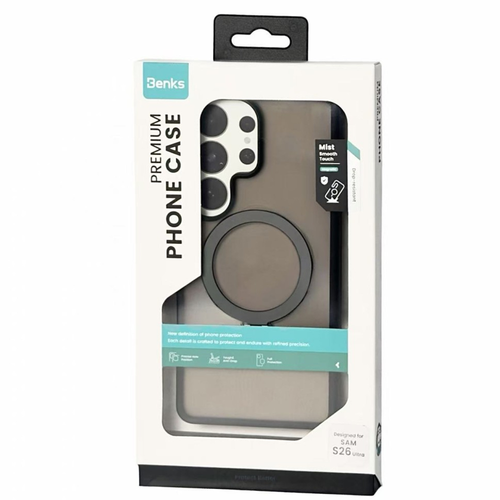 Накладка для Samsung Galaxy S26 Ultra Benks Mist Magsafe черный