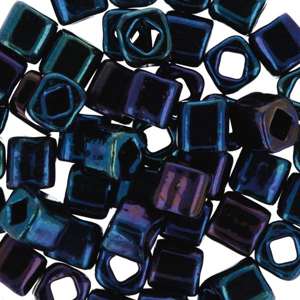 Бисер Toho Cube 4 мм, 25 г (5х5 г), 0082 синий