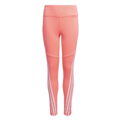 Штаны для девочки теннисные Adidas G AR 3 Stripe Optime Tight - красный