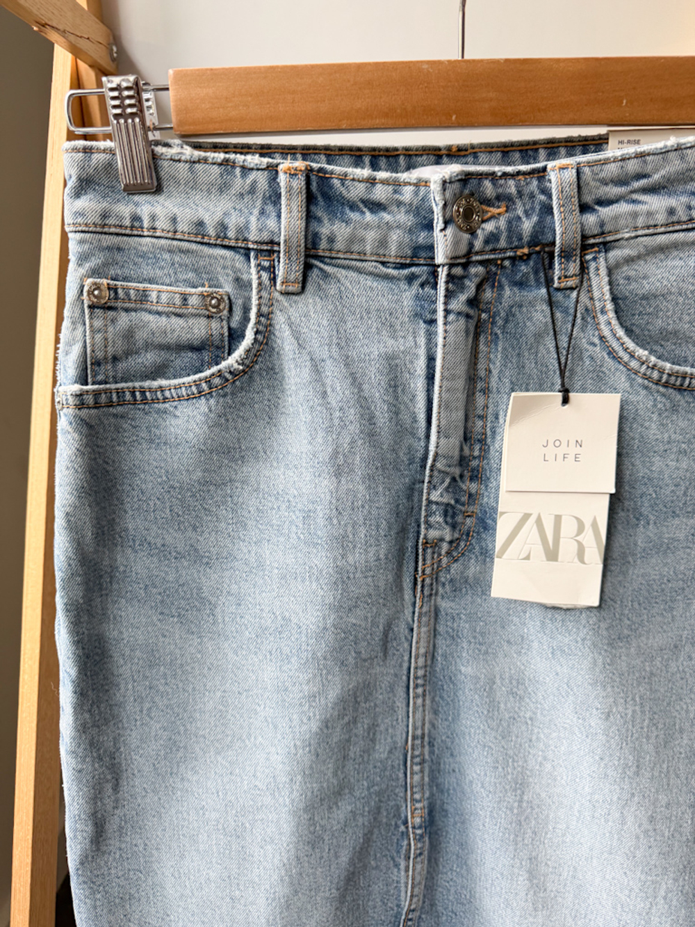 Новая джинсовая юбка Zara, S
