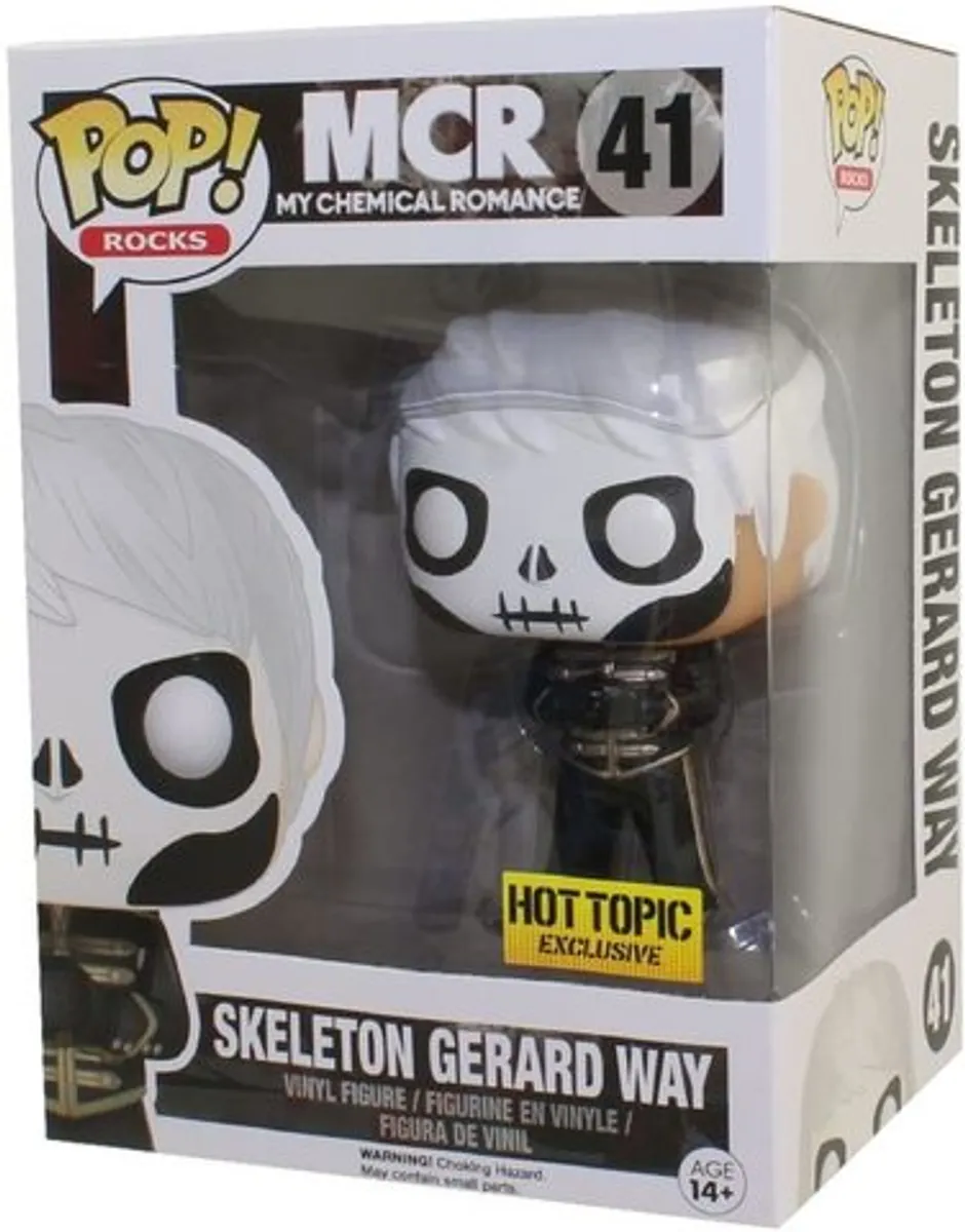 Funko POP! My Chemical Romance: Skeleton Gerard Way (Hot Topic Exc) (41)
