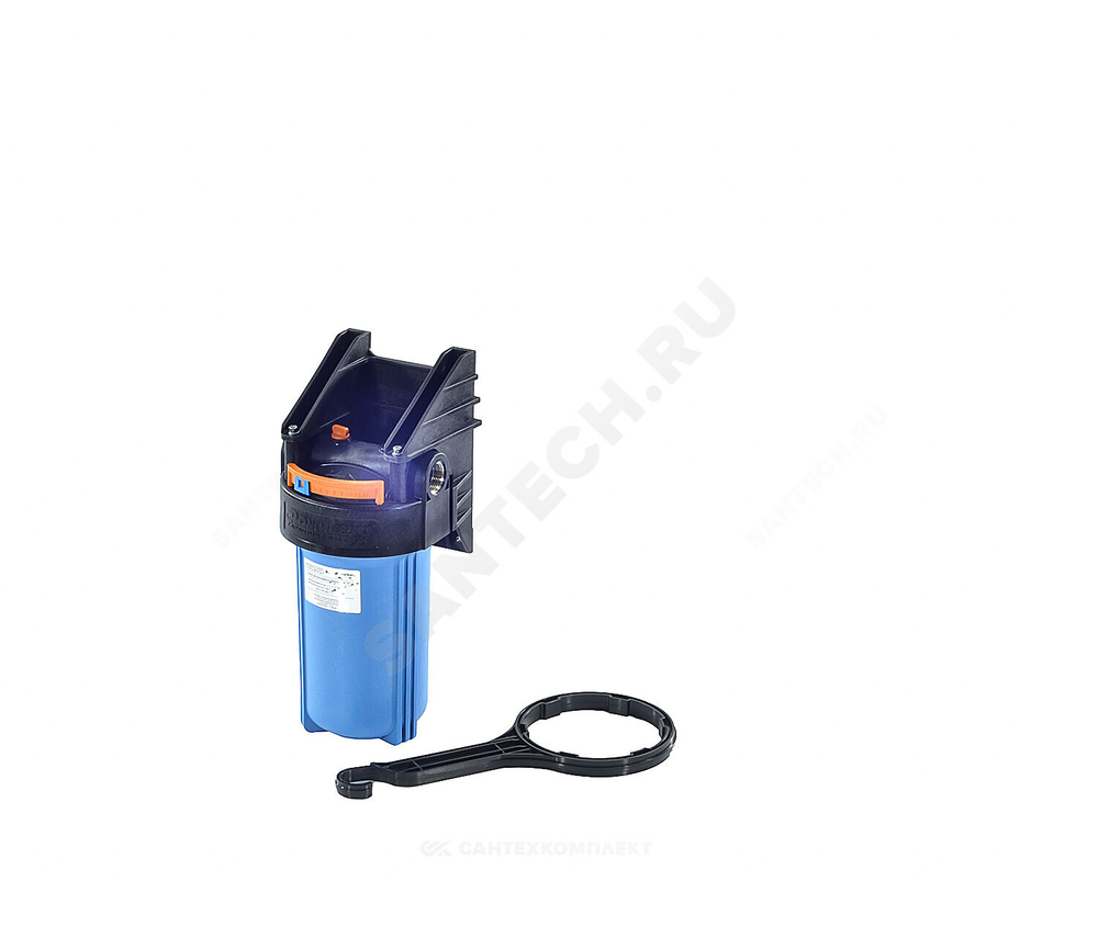 Корпус фильтра 1 М 1" ВР Ру10 1-ст без картриджей Big Blue 10" Джилекс 9054