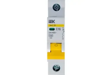 Автоматический выключатель IEK KARAT 1-полюсный C16 4,5кА ВА47-29