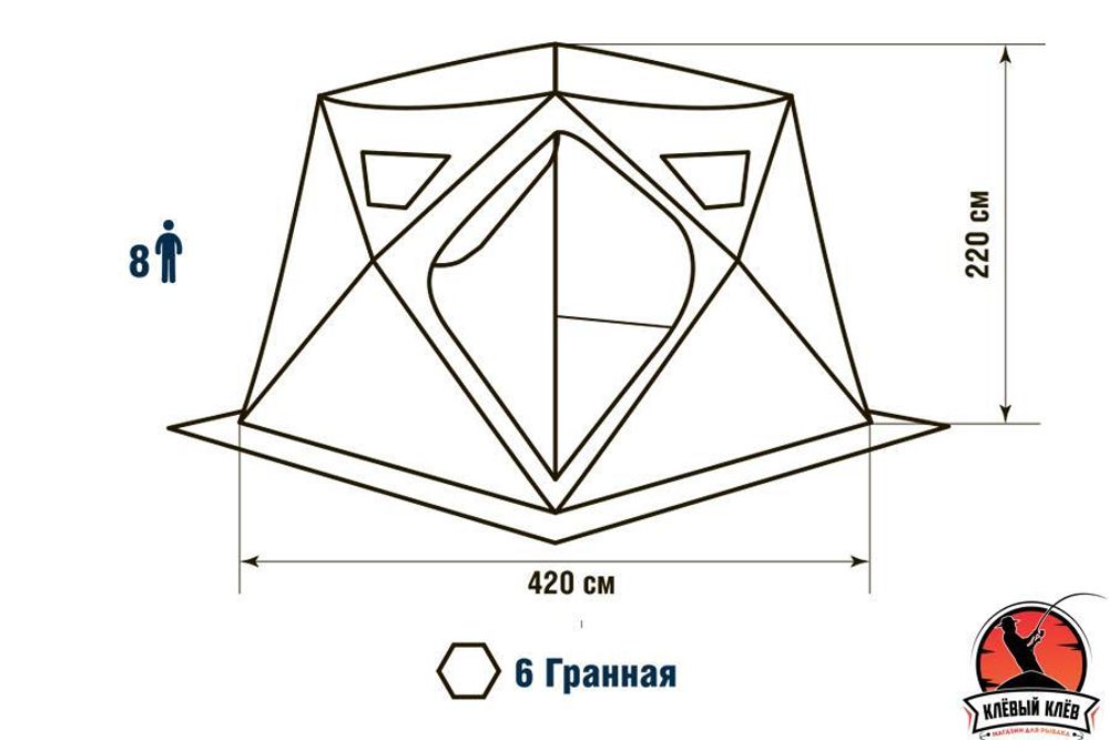 Палатка HIGASHI Winter Camo Yurta Pro