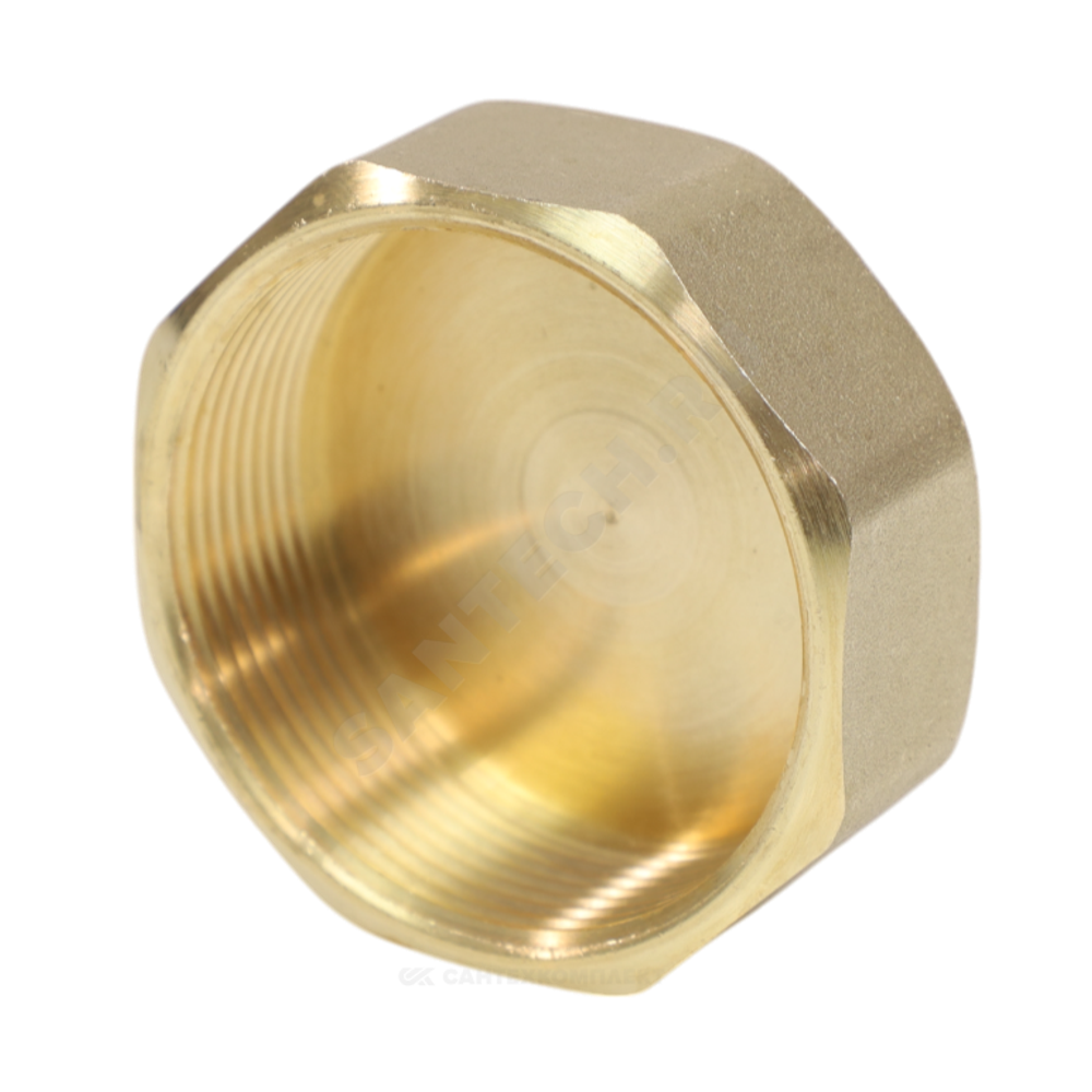 Заглушка латунь Ду 50 (2") ВР VALFEX VF.590.L.200