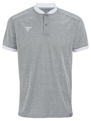 Мужское теннисное поло Tecnifibre Team Mesh Polo - серый